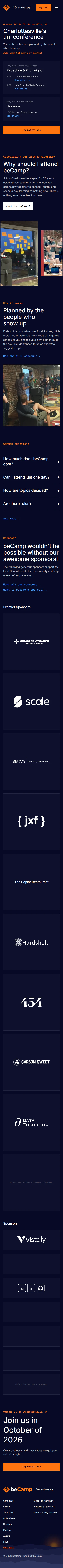 Click to zoom in fullscreen be.camp Mobile View