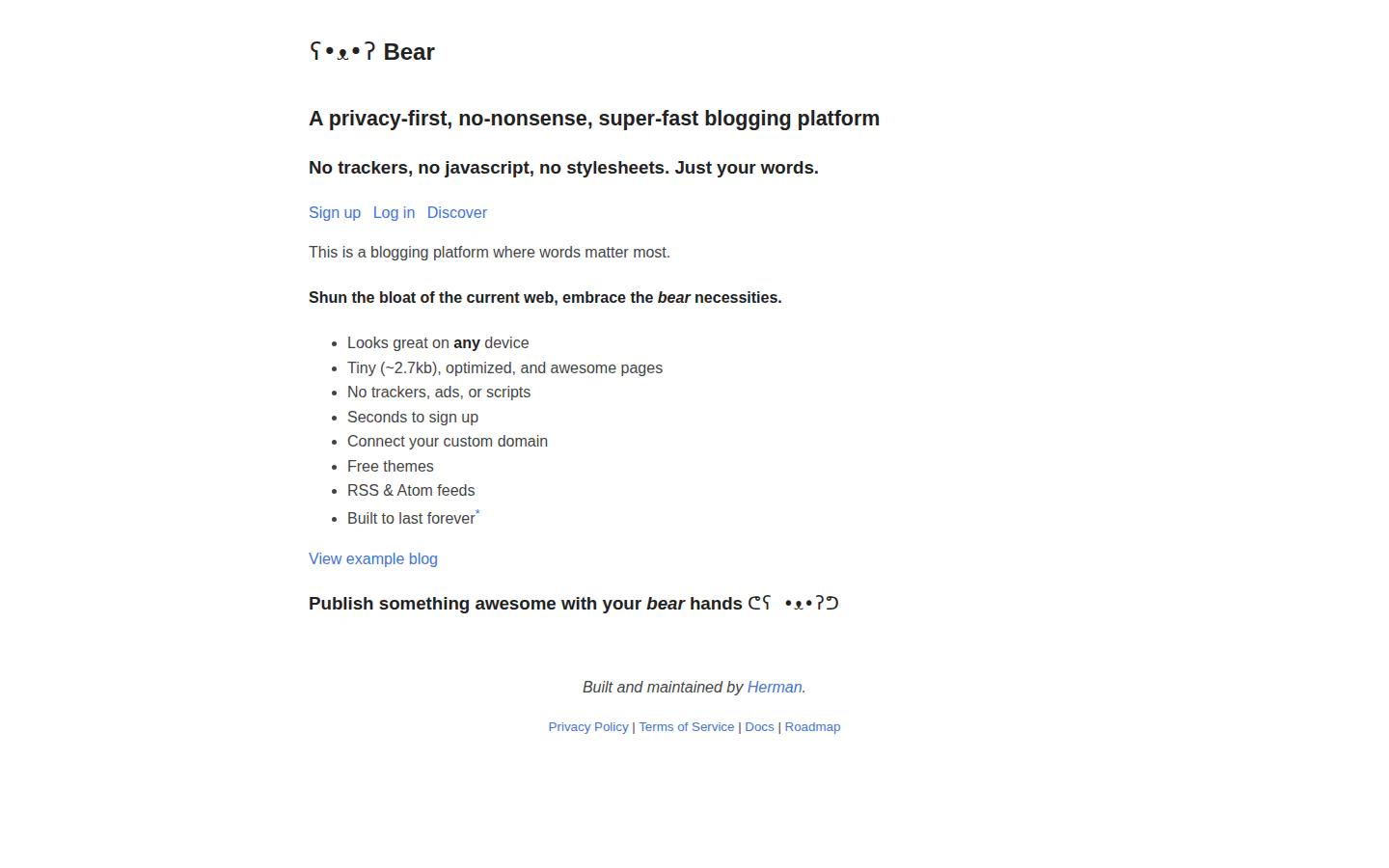 bearblog.dev